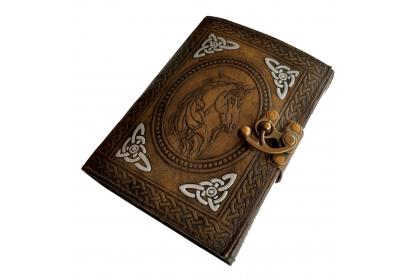 antique custom design personalize vintage leathers journal Unicorn horse book of shadows antique Diary book 2022 planner